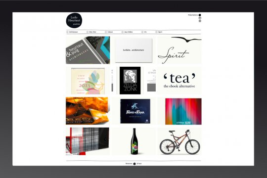 Site web du graphiste Ludovic Heurtaut