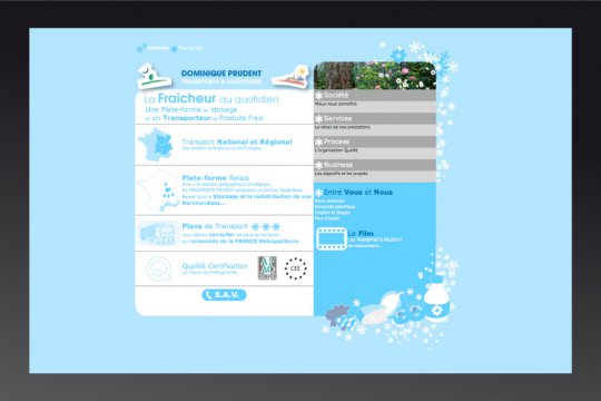 Site web Transports Prudent