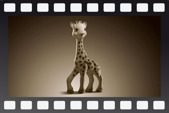 video sophie la girafe