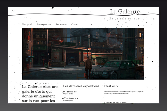 Site web La Galerue