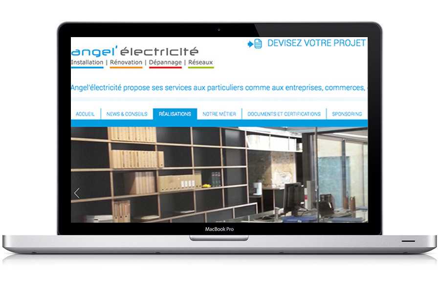 Site WordPress Electricien