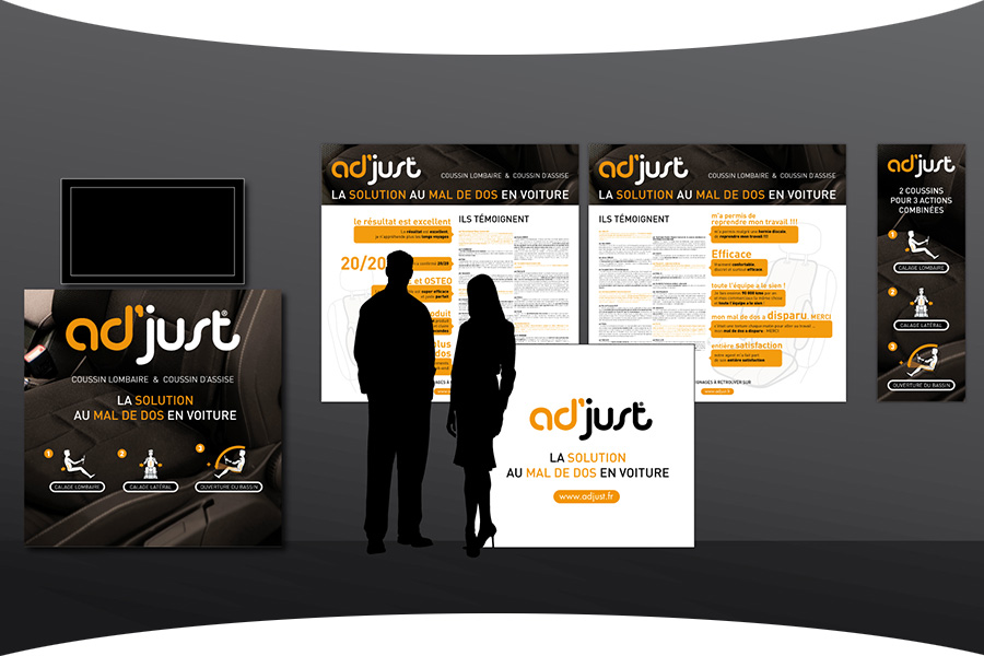 Identité visuelle ADJUST