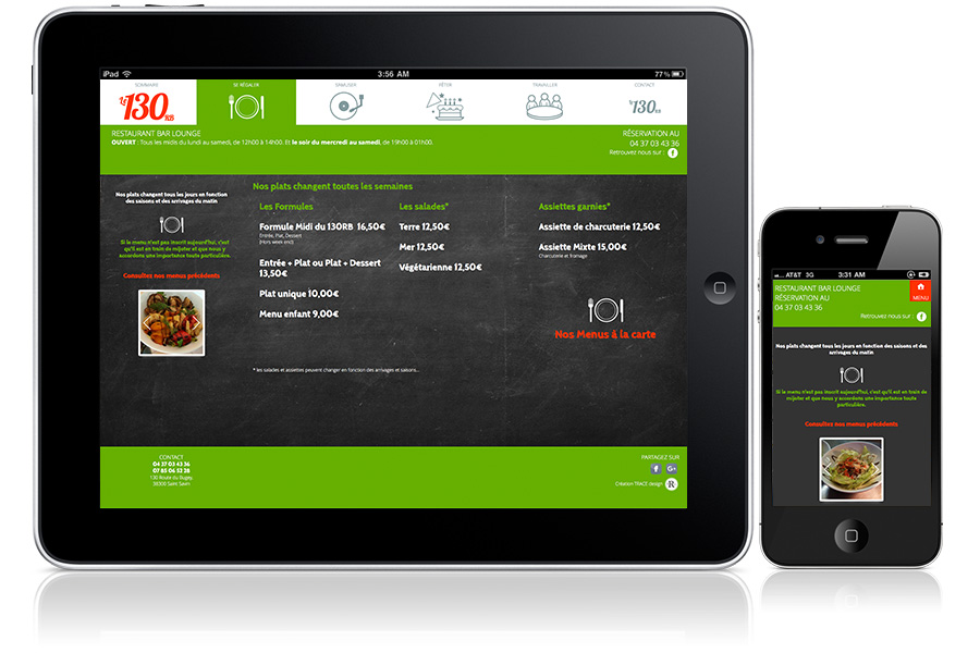 site restaurant wordpress sur mesure