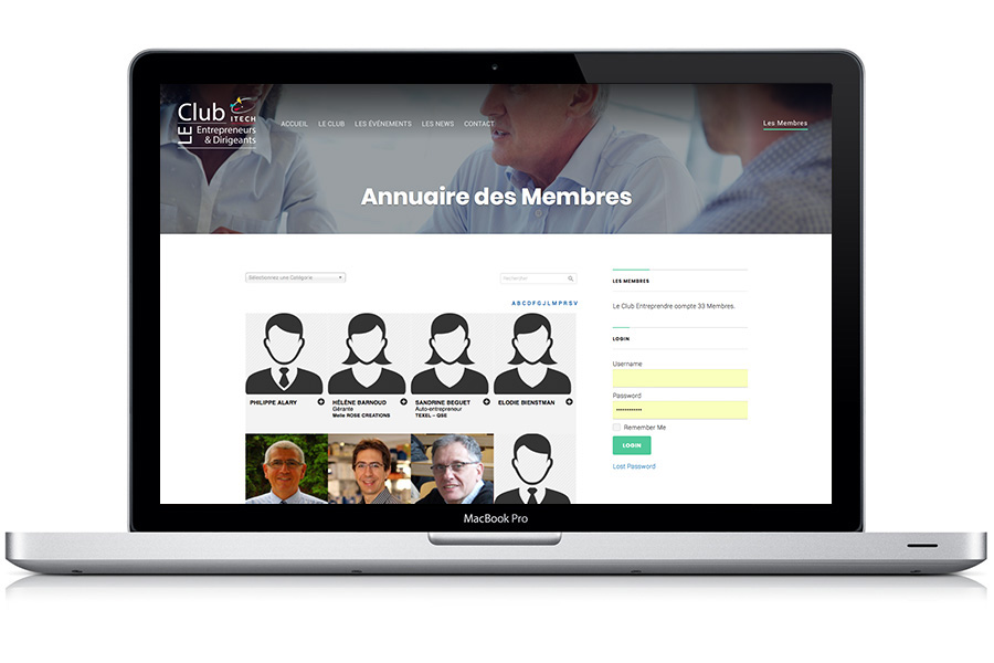 Création site internet avec annuaire entrepreneur