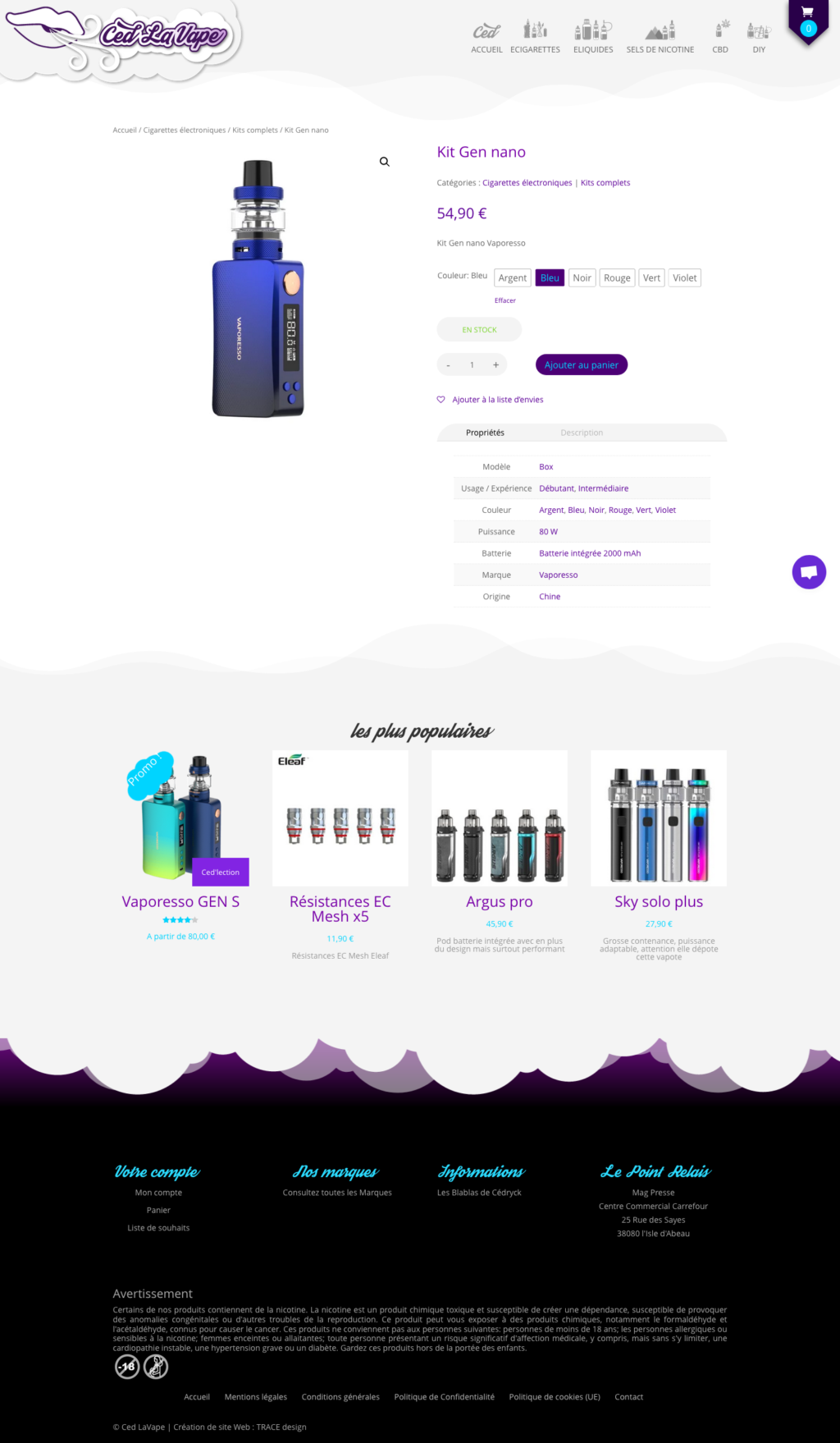 site wordpress WooCommerce