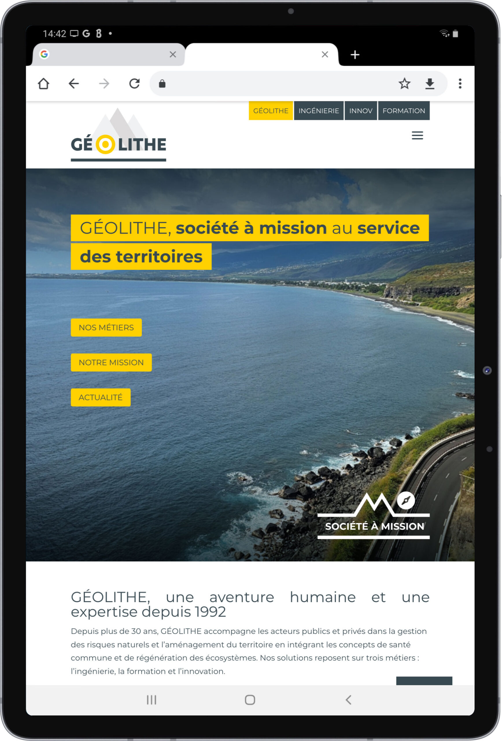 Logo TEKALP gestion risques naturels